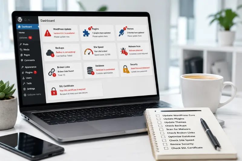 common wordpress maintenance mistakes to avoid