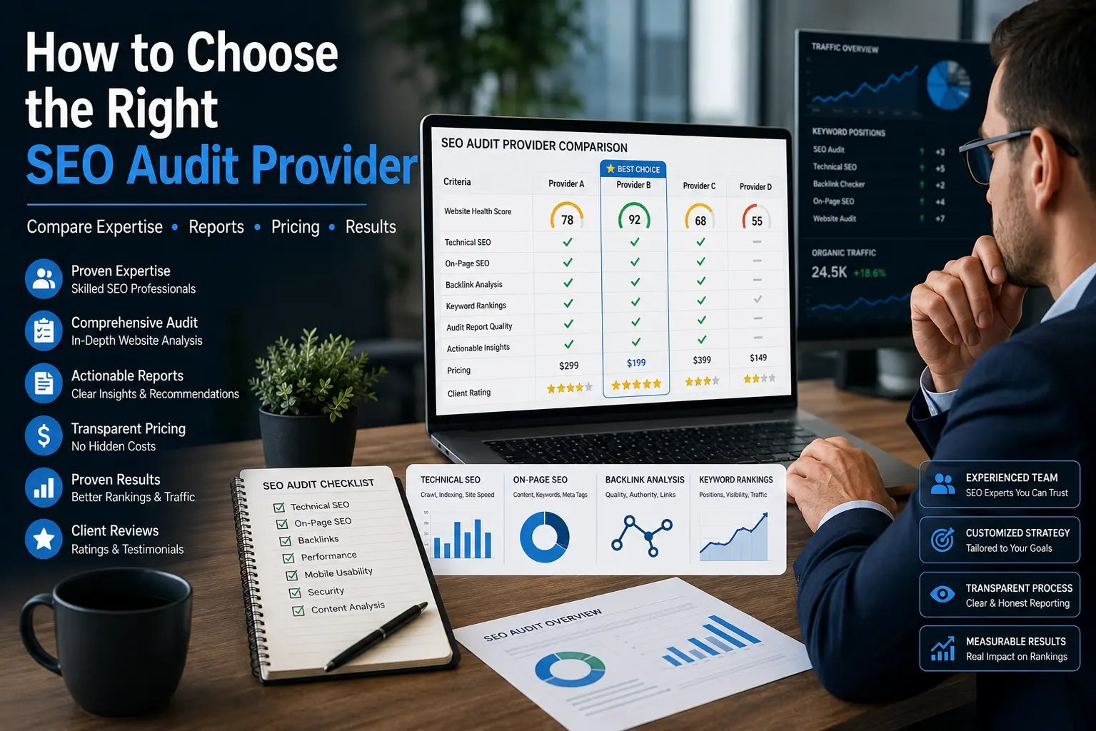 how to choose the right seo audit provider