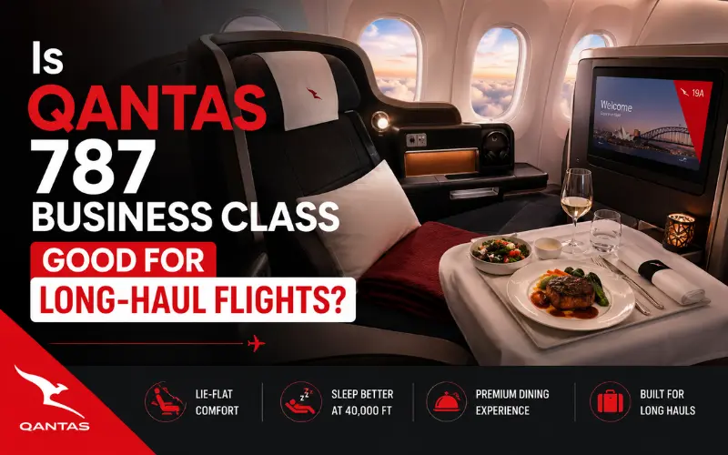 is qantas 787 business class good for long haul flights