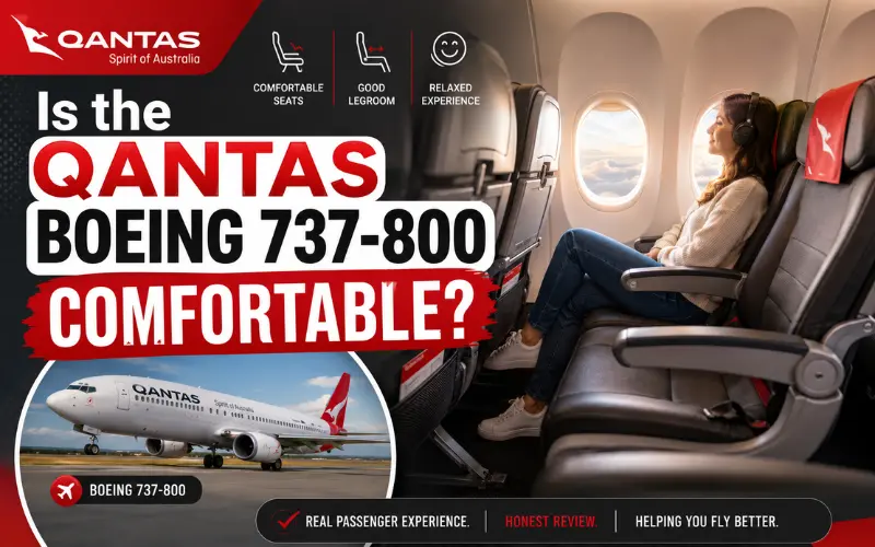 is the qantas boeing 737 800 comfortable