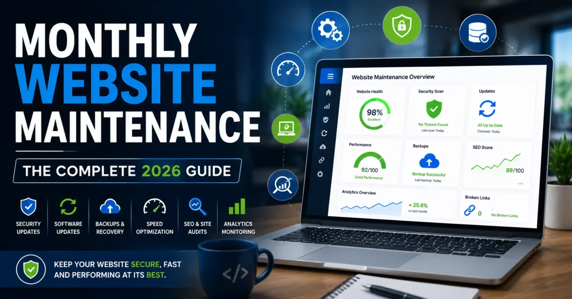 monthly website maintenance