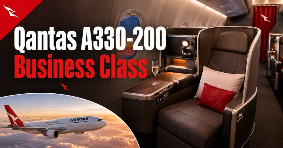 qantas a330-200 business class