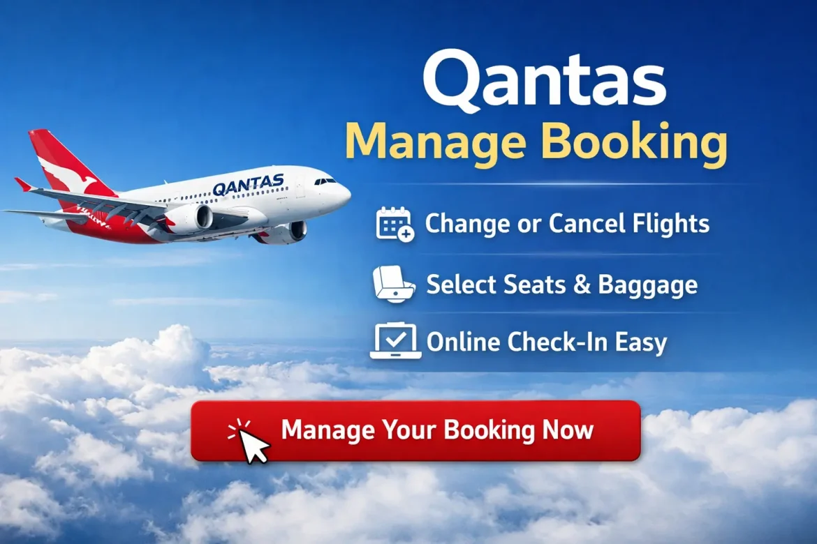 qantas manage booking