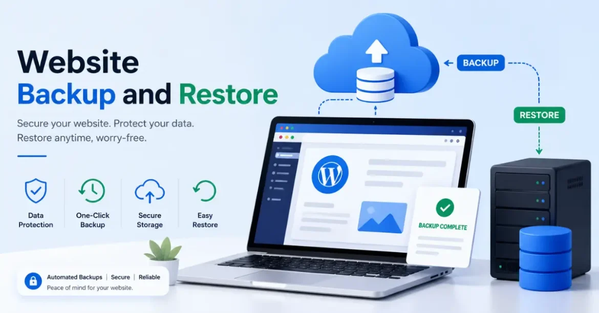 website backup and restore