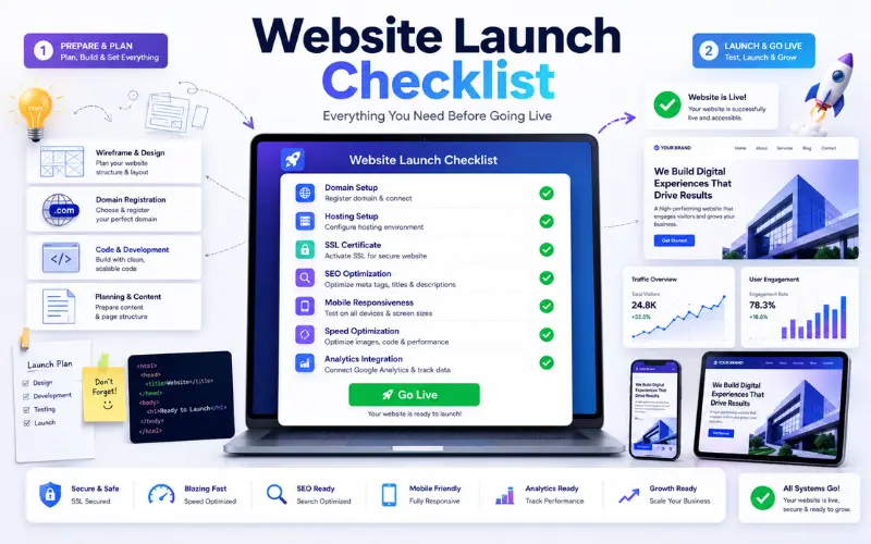 website launch checklist