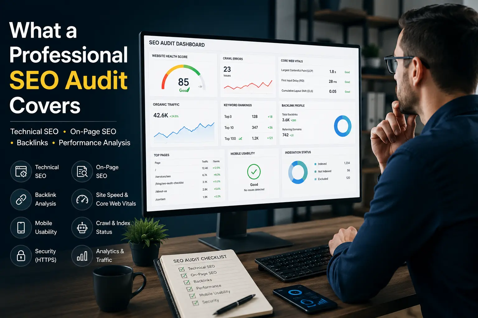 what a professional seo audit covers