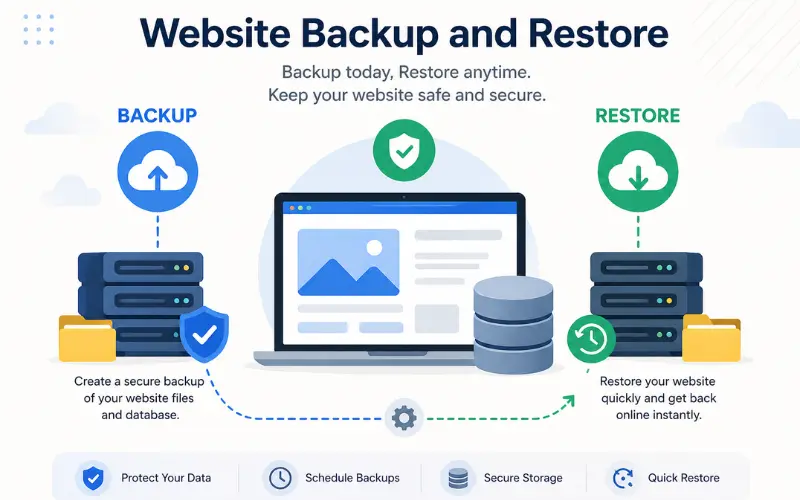 what is a website backup